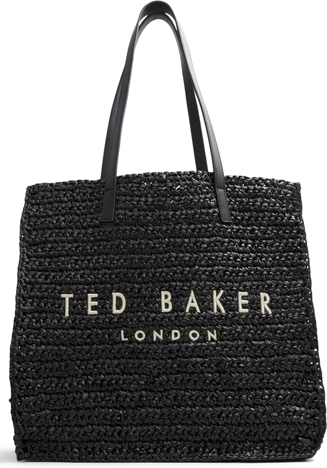 Ted Baker Women's Skye Raffia Tote Handbag Black