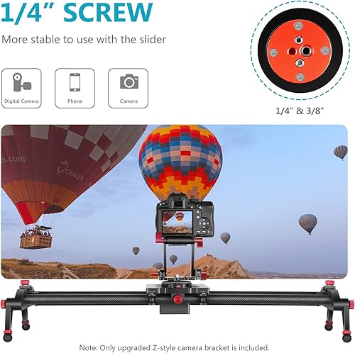 Miniatura 6 de Neewer Cabezal de trípode Z-Flex mejorado tipo Z con 4 botones de ajuste/fijación, placa de liberación rápida y nivel de burbuja para