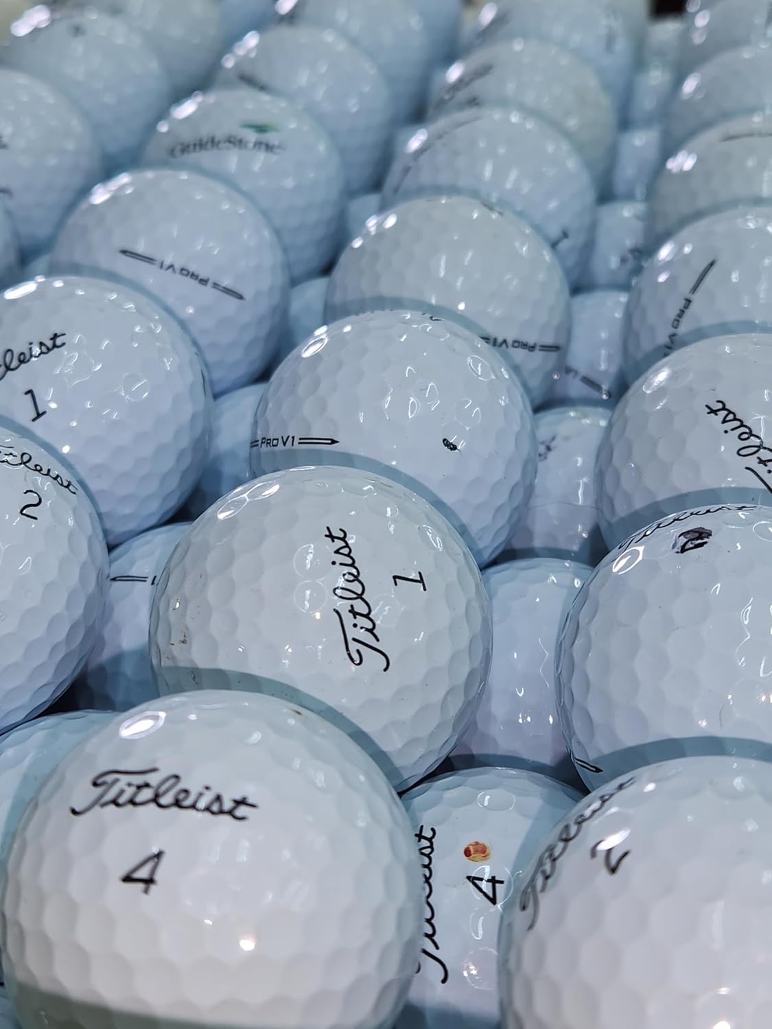 Golf Ball House…36 Pro V1 2023 Golf Balls for Titleist/White/Near Mint (AAAA) / Used-Recycled w/Mesh Bag