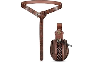 2 Pcs Medieval Viking Belts