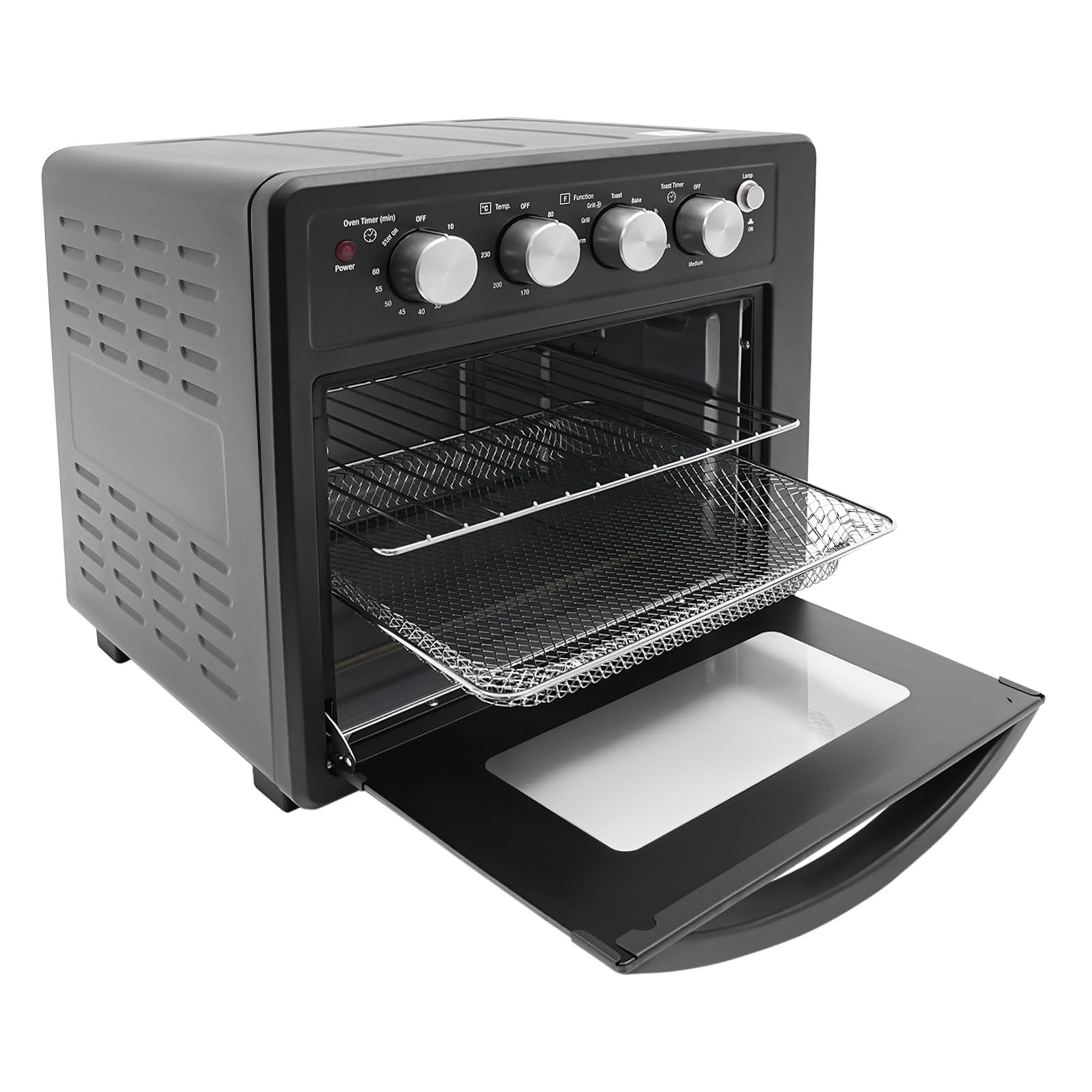 Forno Elettrico Multifunzione 1700W - 25L Per Pizza, Pollo, Toast | Temperatura Regolabile, Timer - Foto 9