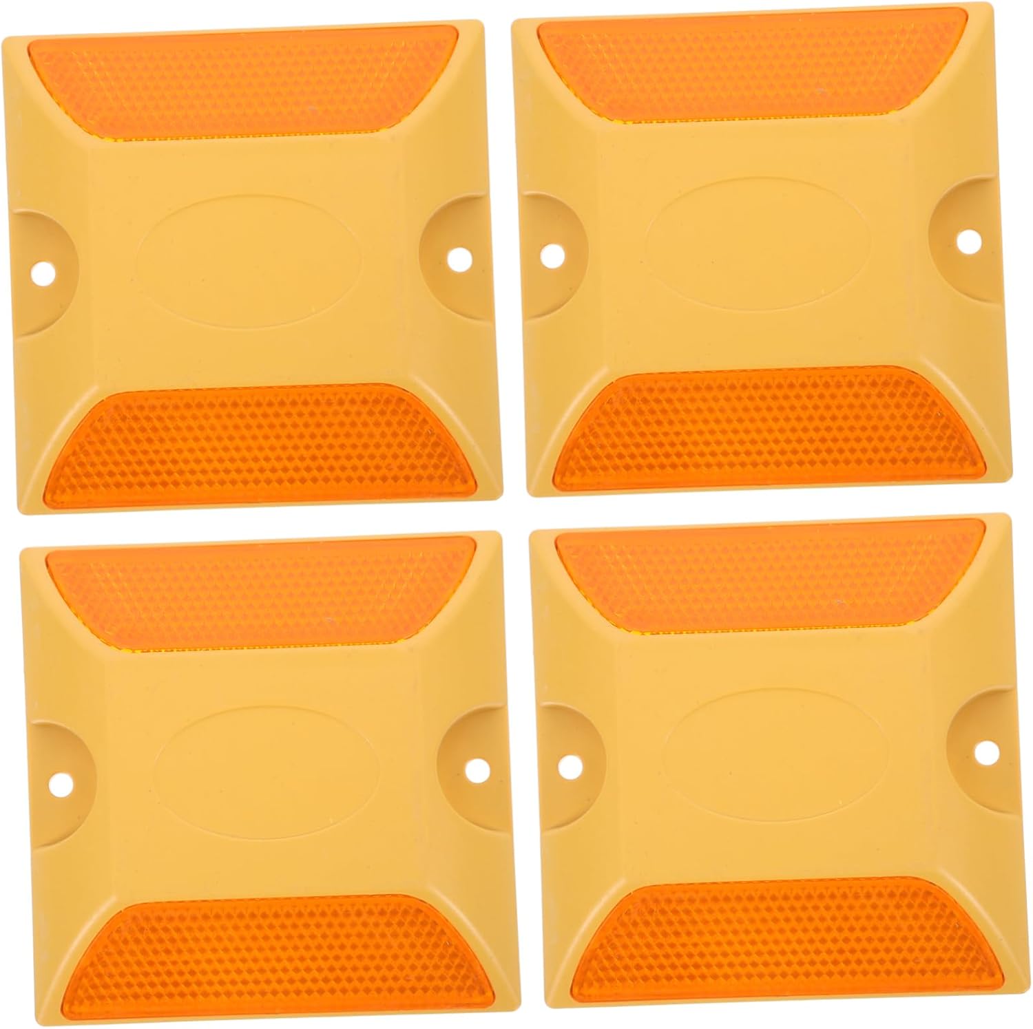 Alipis 4 piezas reflectores de seguridad para carretera miniatura 1