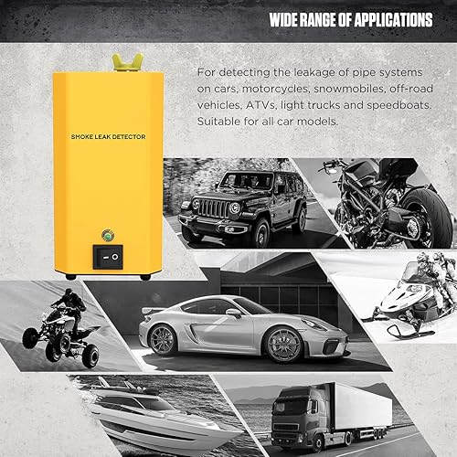 Miniatura 6 de Autool Car Smoke Machines SDT-106 Localizador de fugas autos, Detector de fugas de diagnóstico Automotriz SDT106 sistemas de apoyo