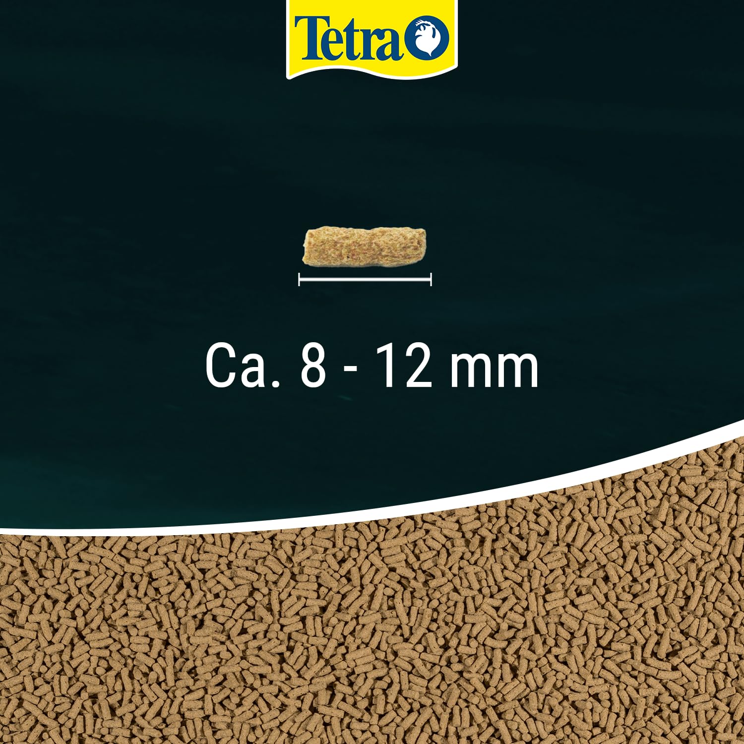 Tetra Pond Wheatgerm Sticks - Ballaststoffreiches Fischfutter für alle Teichfische, besonders geeignet bei kühlen Wassertemperaturen im Teich (Frühling / Herbst), 10 L Eimer