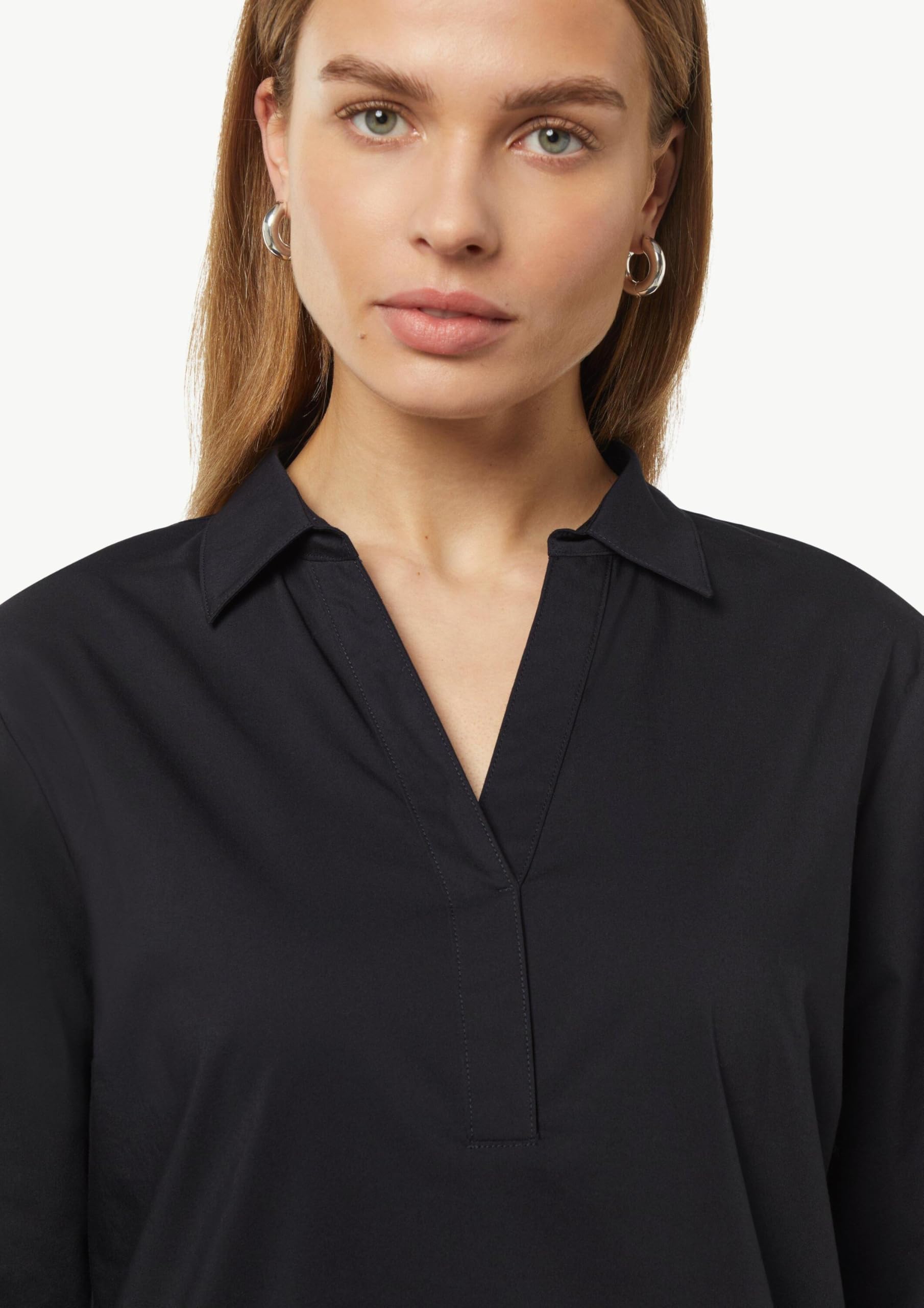 Comma Businesskleid mit umschlagbarem Ärmel