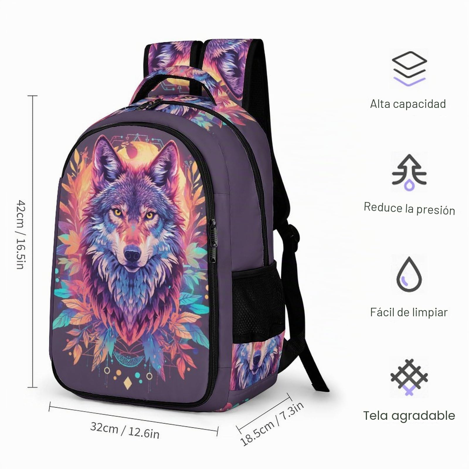 Mochila Niña Niño Mochilas Escolares Primaria Con Tigre Para Chicas Chicos De 6 7 8 10 Años Mochila Animal Print Infantil De Viaje Grande Ligera E Impermeable