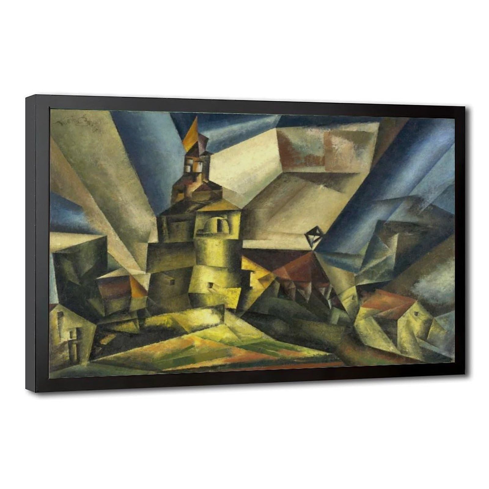 Tableau WCYB Markwippach Lyonel Feininger toile déco murale 20x30 - 8