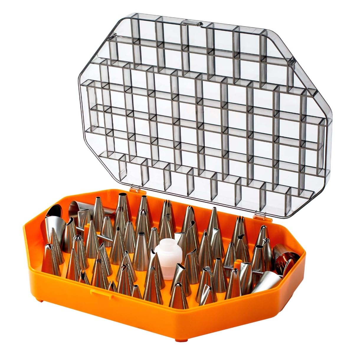 Set di ugelli a spruzzo, 56 pezzi, in acciaio inox, per decorazioni di torte e pasticceria, beccucci professionali per cottura e pasticceria