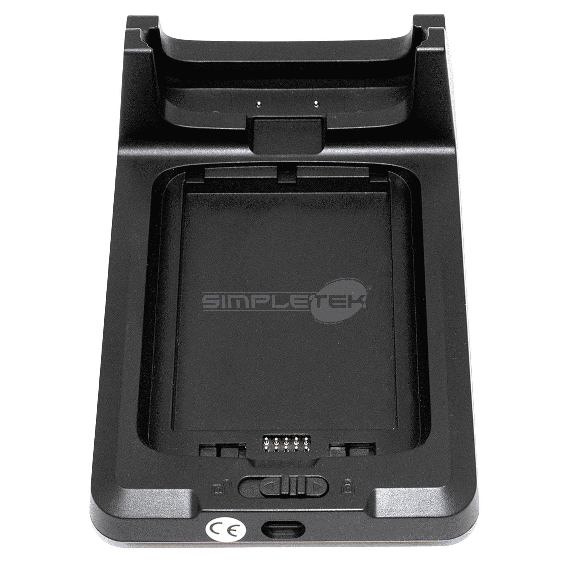 SIMPLETEK - Base di ricarica da scrivania 10 pin Compatibile con UNIWA M602 | Ricarica rapida, base da tavolo, connettore 10pin, 15W, design compatto, alimentazione universale