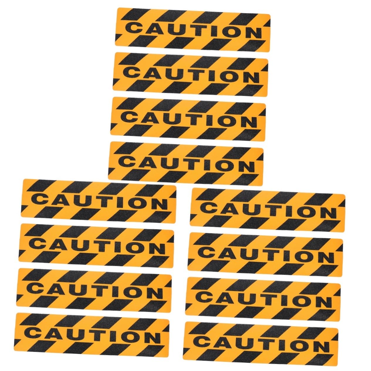 Cabilock Pegatinas Antideslizantes Para Escaleras De Advertencia Adhesiva Color Negro Y Amarillo Para Seguridad Y Escaleras La Y Previene Caídas 4 Piezas X 3