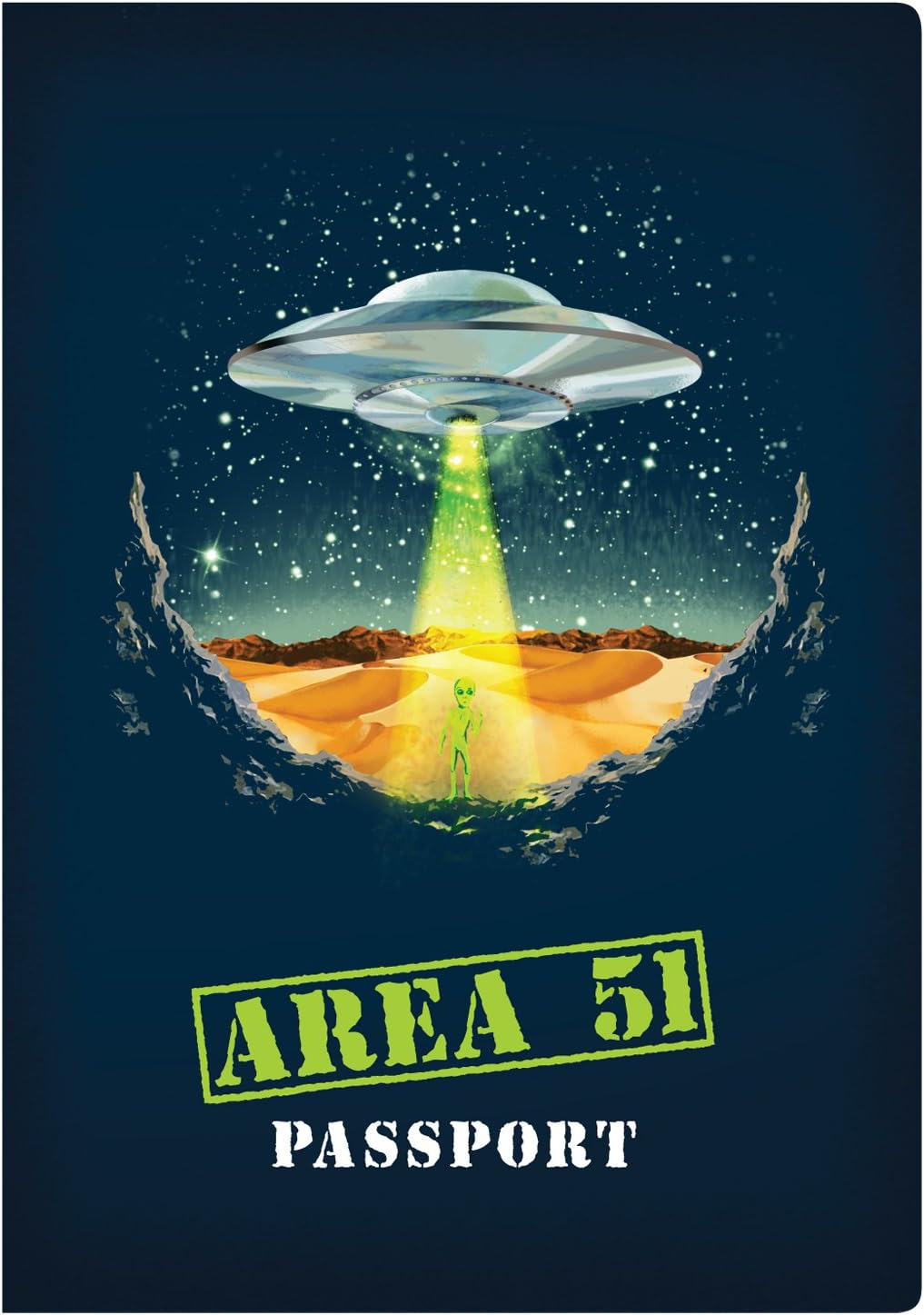 Passport to Area 51 Mini Notebook