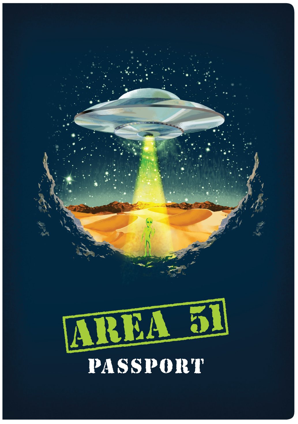 Passport to Area 51 Mini Notebook