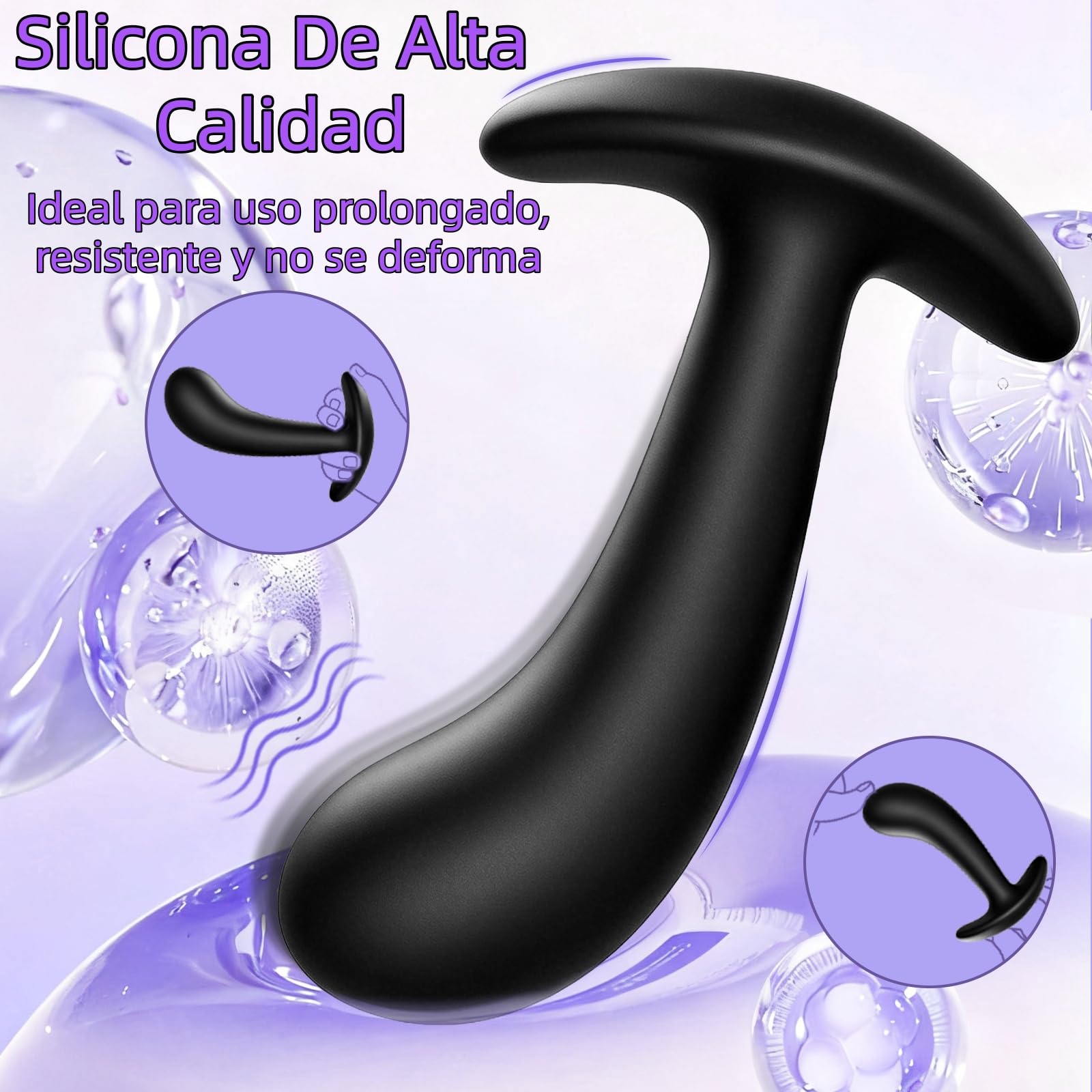3PCS Plug Analesex Sex Toys Plug Anale-Dilatatore Donna Uomo Sexytoysys Donna Coppia Dilatatore Ano Giochi Erotiici per Coppie Silico Butt Plug Dilatatori Anali Grande Medio Piccolo Anal Plug Sex Toy