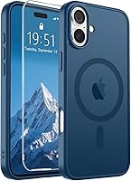 Vista 276 de SUPFINE - Funda magnética para iPhone 11, apta para MagSafe (protección contra caídas de grado militar, 10 pies), delgada, translúcida, a prueba