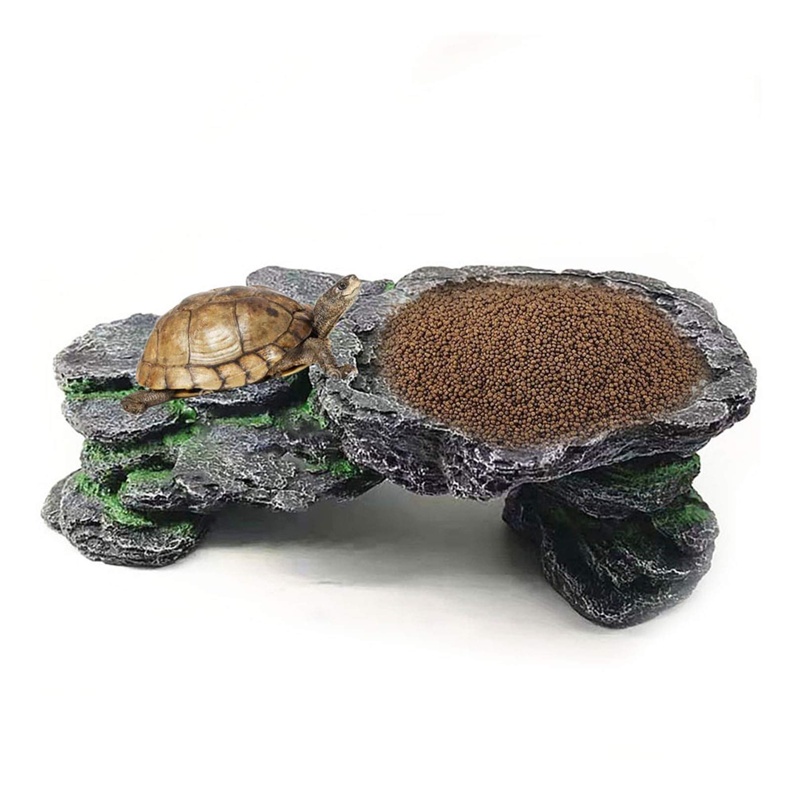 Buy kathson Turtles Basking Platform Reptile Hiding Cave Tortoise