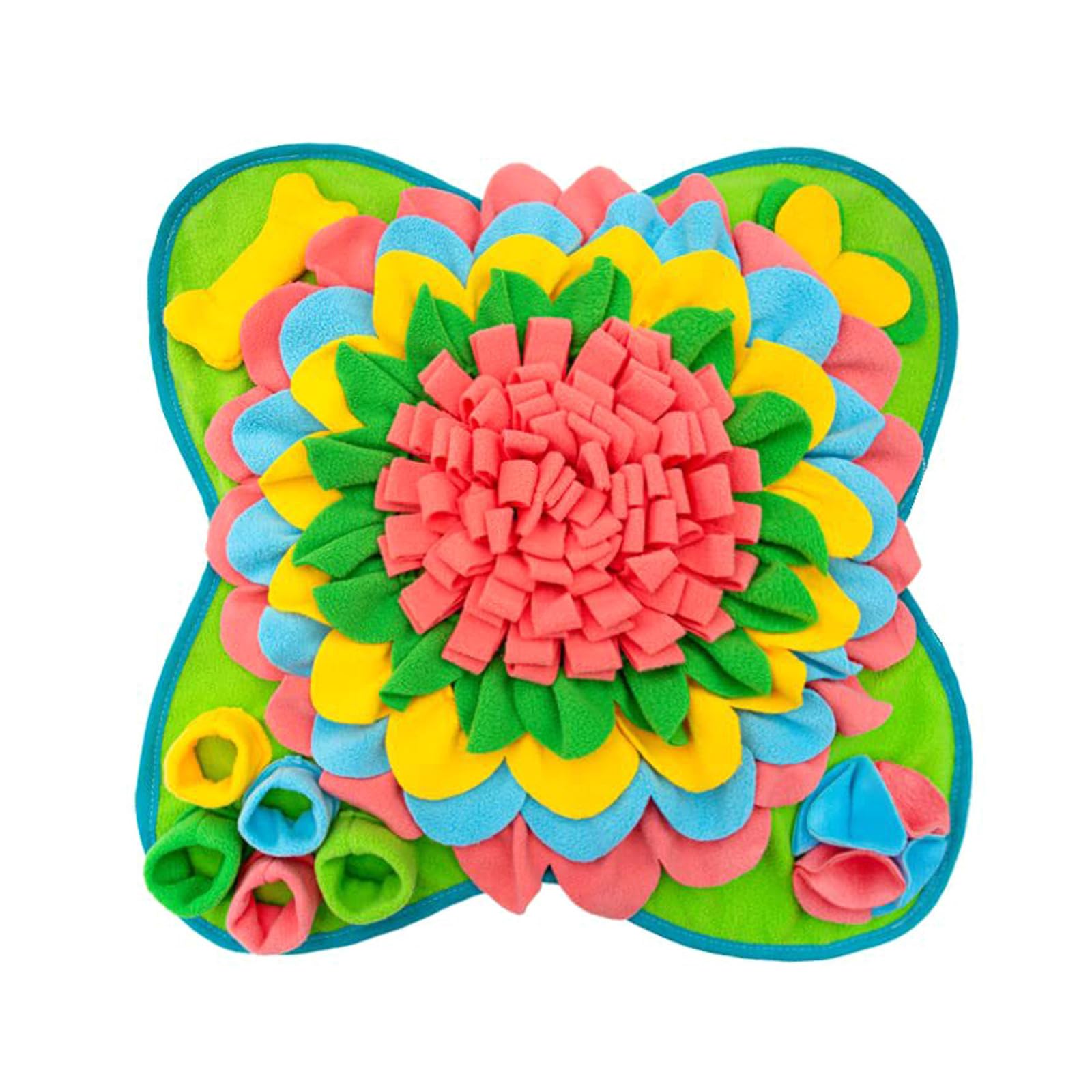 Maxtonser Interactive Pet Dog Slow Feeding Food Mat Soft Plush Sniffing Pad Treat Mats Dog Slow Feeding Training Mat
