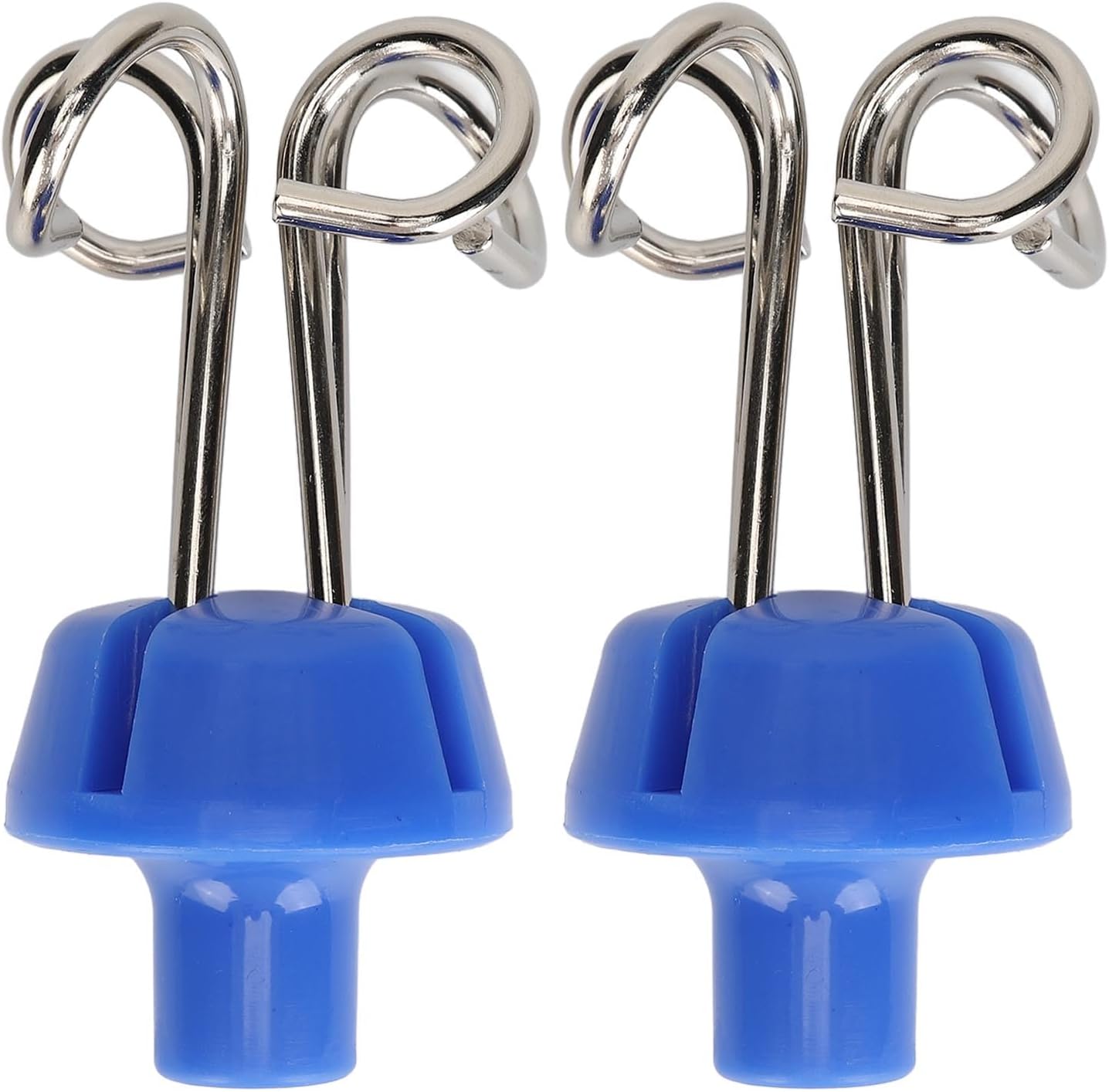 2PCS IV Pole Stand Hanging Hook, Metal Vertical Infusion Stand Hook with 4 Hangers, Drip Bag Hanger Hook Handbag Rack for Home Hospital Clinics