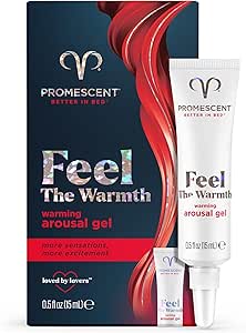 Promescent Warming Gel for Women for New Sensations &amp; Added Comfort - Intimate Gel for Her, Paraben &amp; Hormone Free, 75 Applications (15ml)