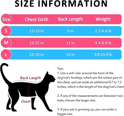 Miniatura 2 de Traje de recuperación para gatos para heridas abdominales, enfermedades de la piel, mameluco de gato para gatos después de la cirugía, traje de