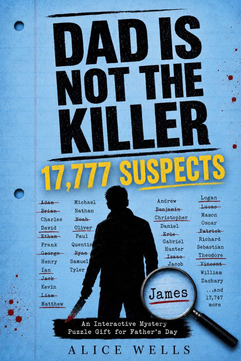Dad Is Not the Killer - 17,777 Suspects: An Interactive Mystery Puzzle Gift for Father’s Day (Gifts For Men on Fathers Day)