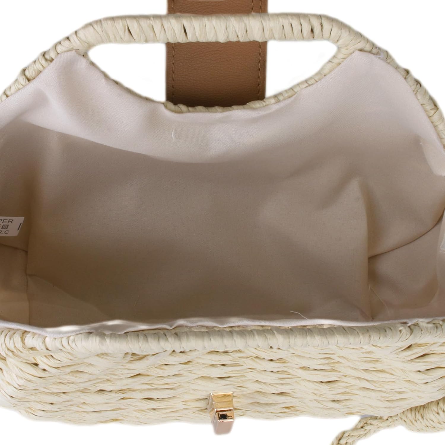 Straw Clutch Purses for Women Rattan Woven Beach Handbag Summer Purse with Detachable Strap Basket Crossbody Bag