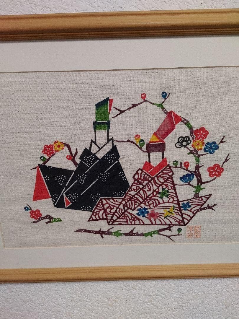 紅型の雛人形額入り 紅型の雛人形額入り 紅型の雛人形額入り 雛人形の通販 | iichi 日々