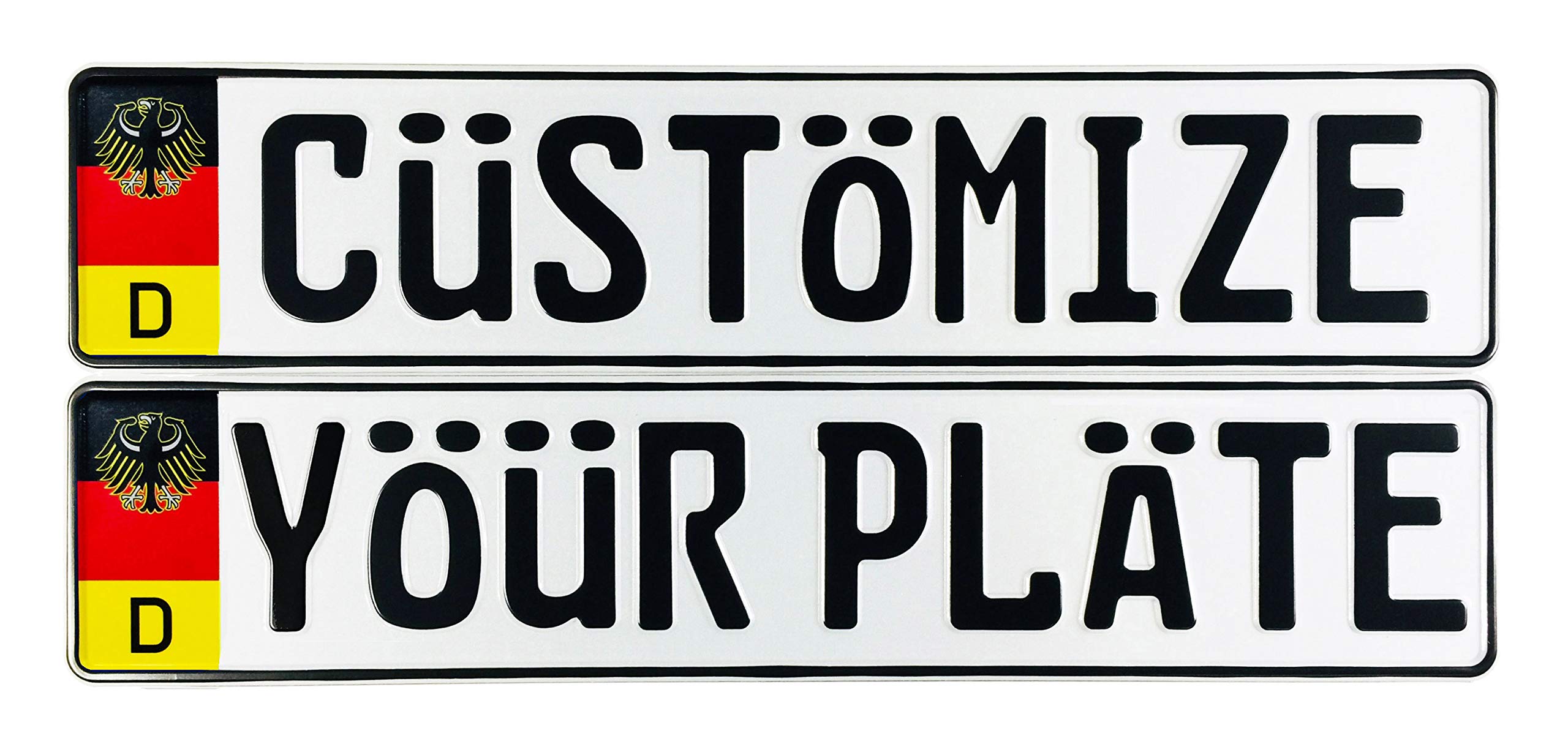 ロイヤルコペンハーゲン　プレート　Plate request from USA Amazon.com: Custom German License Plate Flag + Eagle (Custom Plate