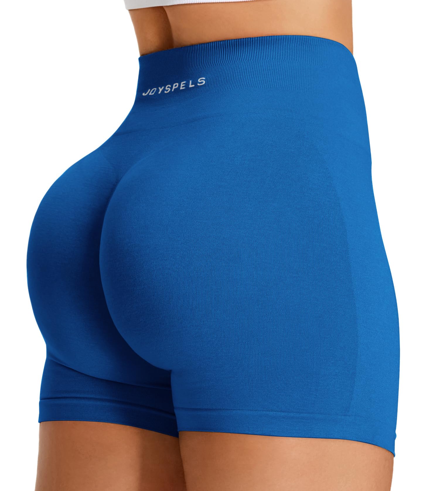 JOYSPELS Damen Scrunch Sport Shorts, High Waist Kurze Sporthose Radlerhose Kurz Push Up Leggings Sommer Gym Laufhose