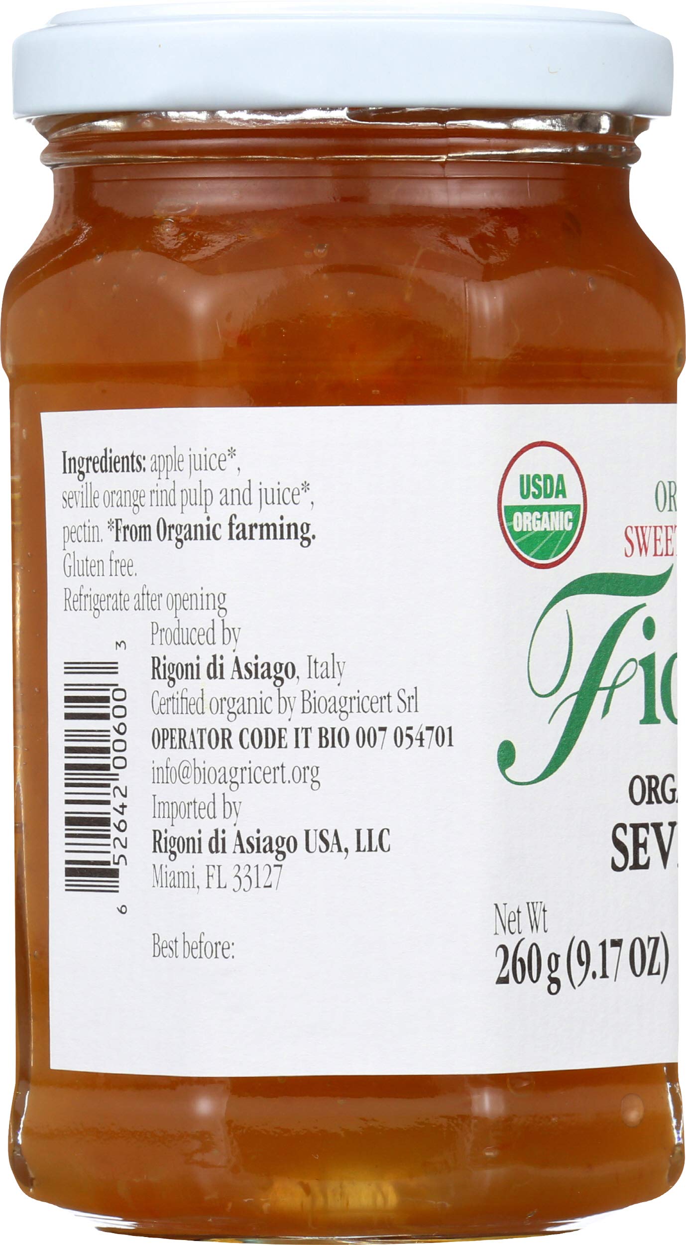 Rigoni Di Asiago Fiordifrutta Fruit Spread, Seville Orange