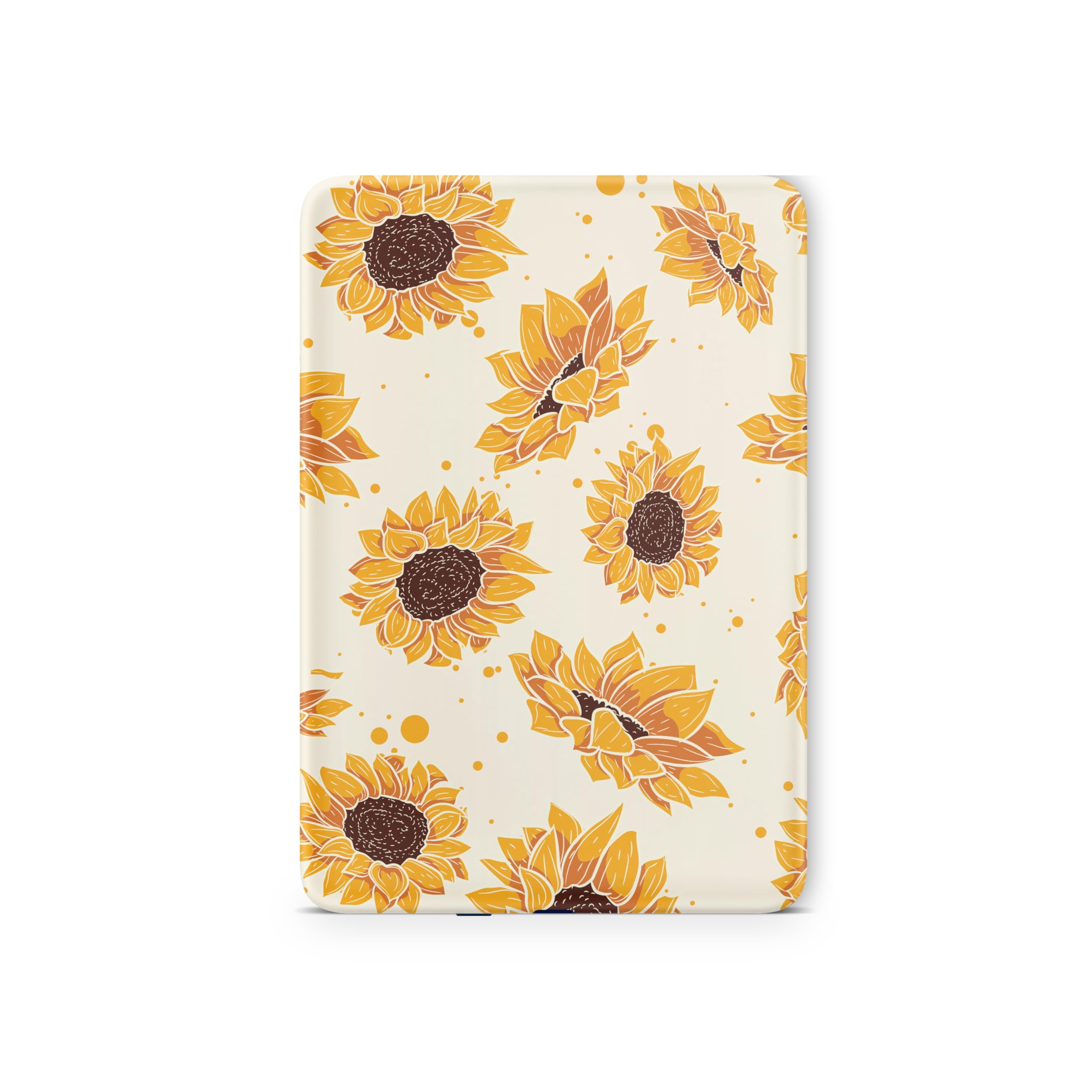 Tacky Design Skin adesiva per Kindle, motivo girasole giallo, motivo floreale per Kindle, in vinile di alta qualità, 3 m, avvolgimento completo per Kindle (10a generazione, 2019))