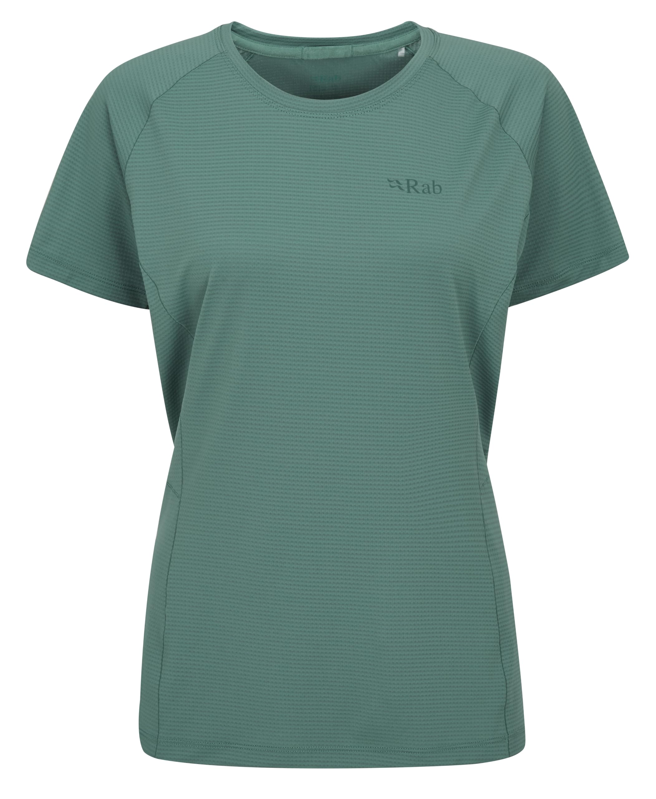 Rab Women’s Sonic Tee Lightweight Breathable Short-Sleeve T-Shirt for Trail Running & Hiking - Eucalyptus - Medium