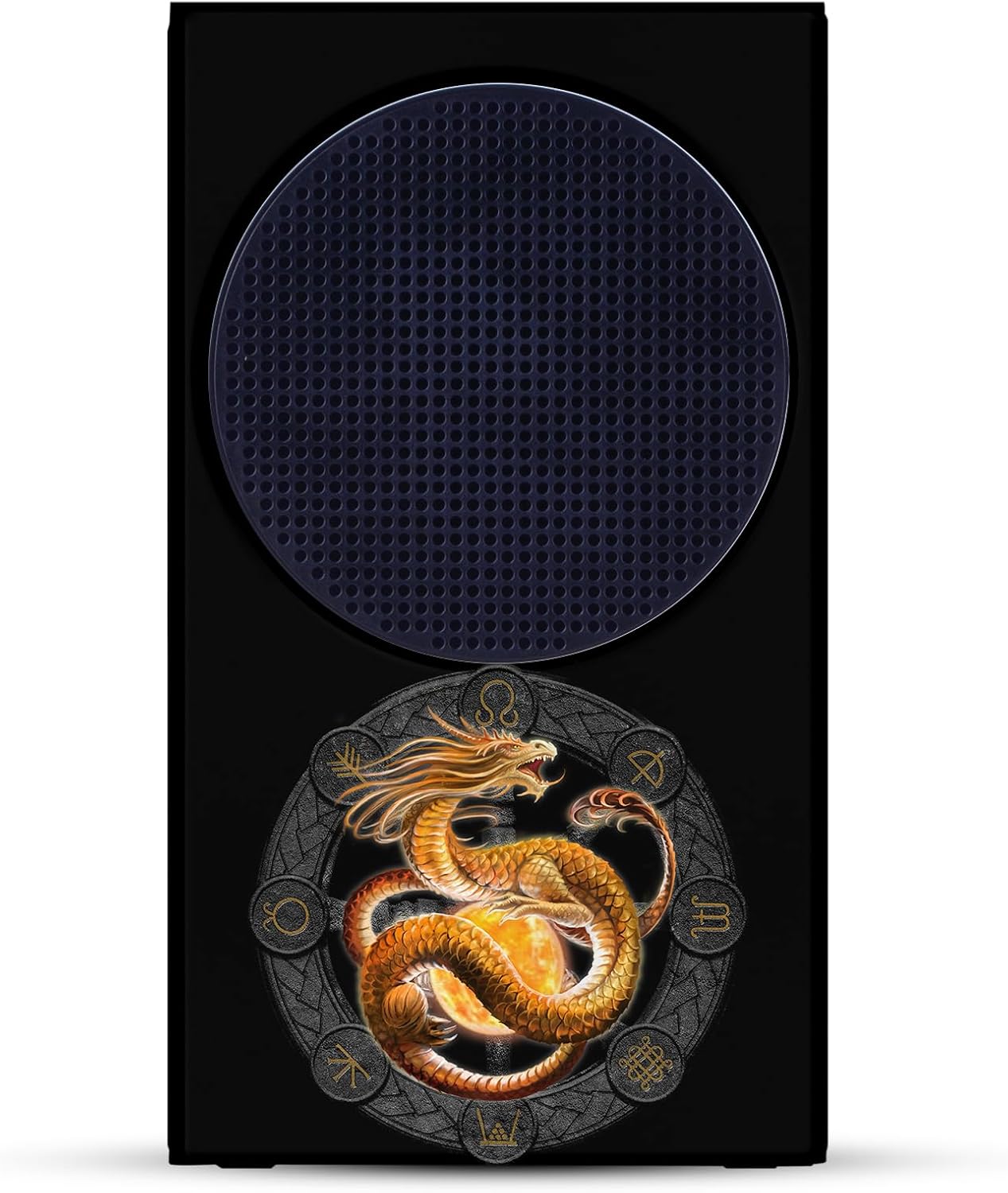 Head Case Designs Officially Licensed Anne Stokes Litha Summer Solstice Dragons Of The Sabbats Game Console Wrap and Game Controller Skin Bundle Compatible With Xbox Series S