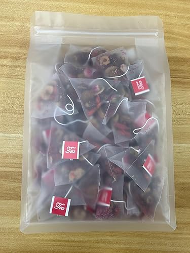 Miniatura 8 de Longan Red Date Rose Goji Flower Tea Combination 8.8 oz/250g (50 bolsas pequeñas) Té de flores, té de frutas, bebida de té para mujer Té de flores y