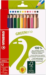 STABILO GREENtrio Buntstifte, 12er-Set