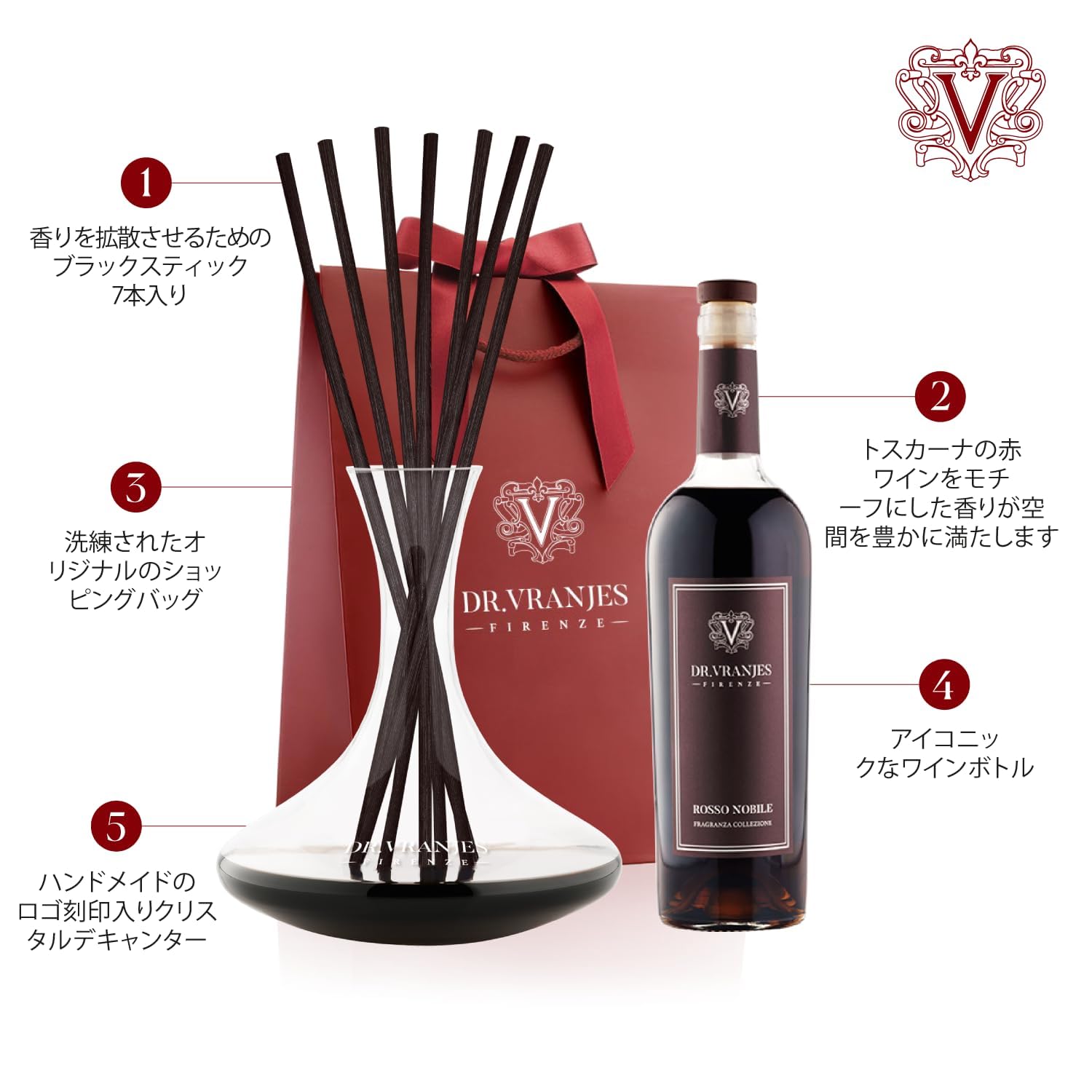 Amazon.co.jp: 【直営】DR. VRANJES –ドットール・ヴラニエス ROSSO
