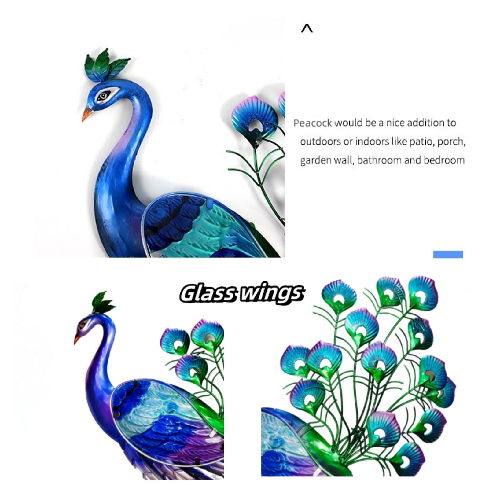 Amazon.com : Metal peacock wall decor peacock wall art with