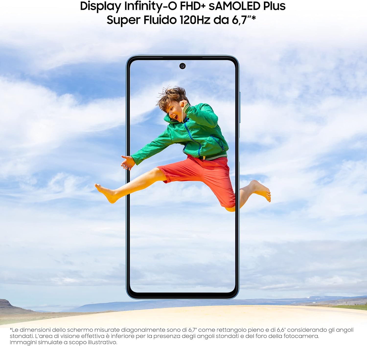 Samsung Galaxy M52 5G 120Hz display