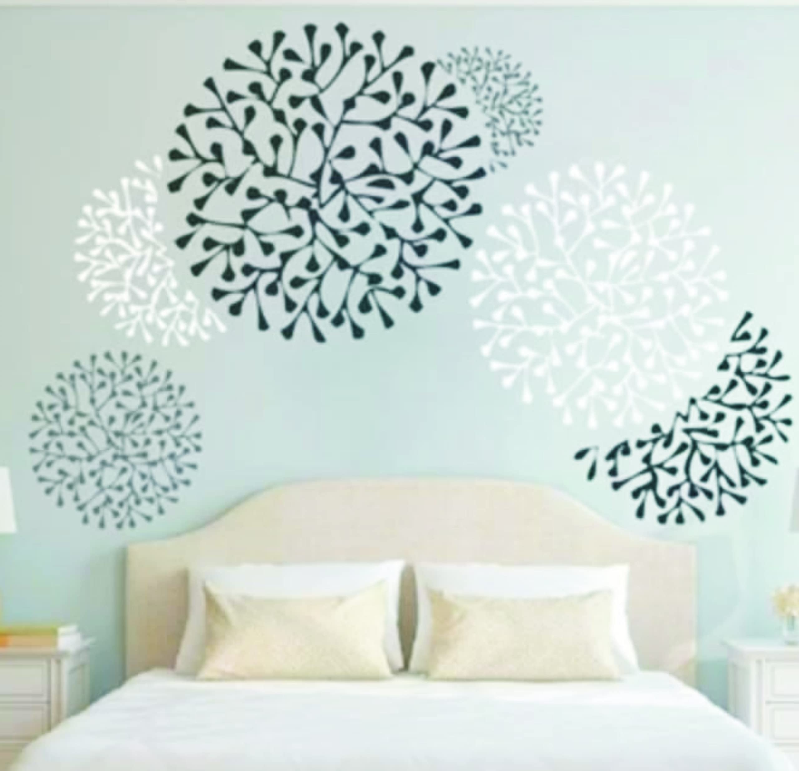 ARandNJ Painting Wall Stencils Pack of 1, (Size- 16X24 Inch) Theme - Flowerorbit DIY Reusable Design Suitable for Home Wall Decor (B0BS9L6Y18) Amazon Price History, Amazon Price Tracker