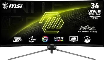 MSI MAG 345CQR écran gaming incurvé 34" UWQHD 180Hz - photo 1