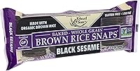 Vista 8 de Edward & Sons, Brown Rice Snaps, Black Sesame Flavor, Organic, 3.5 oz