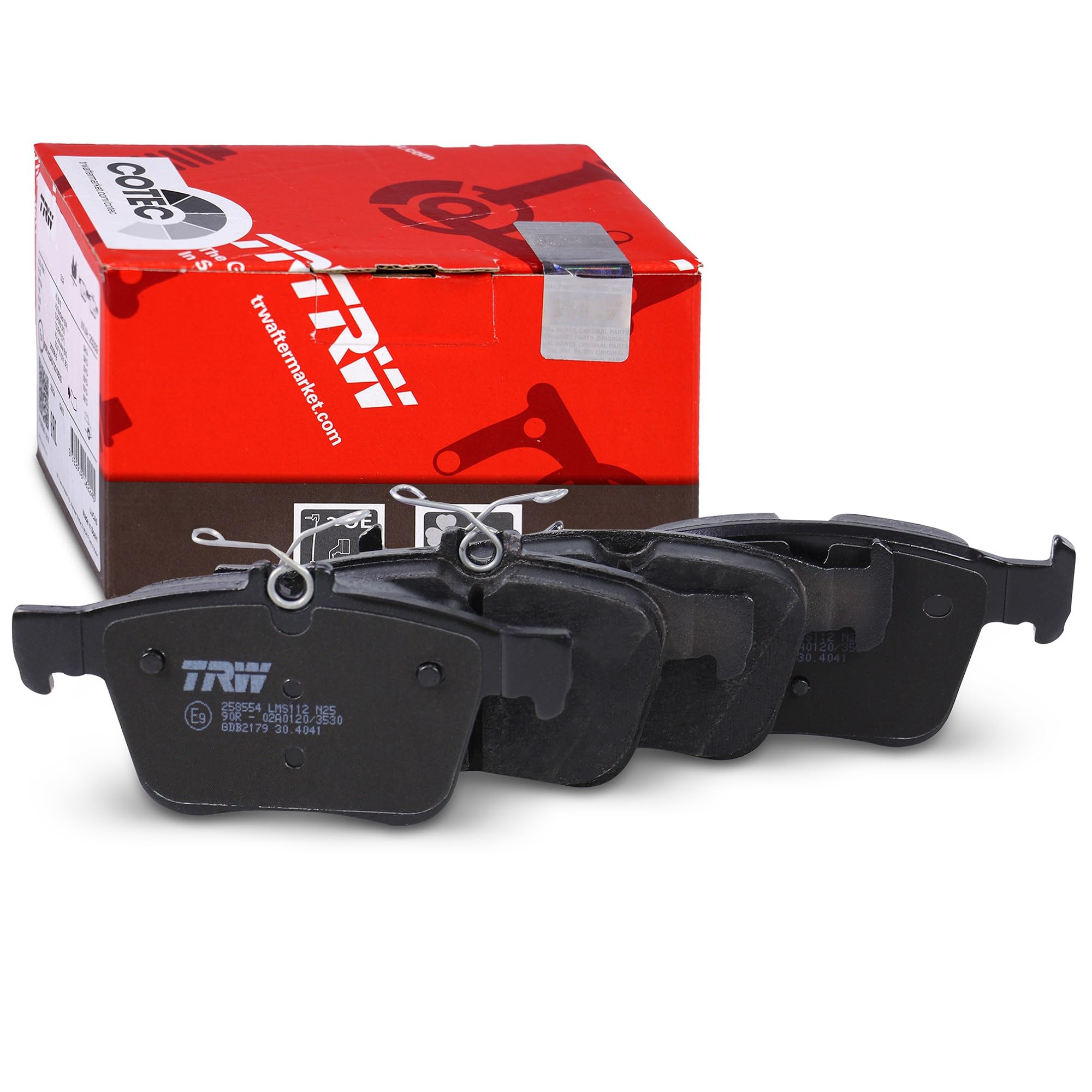 Rear TRW-OE GDB2179 Brake Pad Set, disc brake for AUDI,SEAT,SKODA,VW