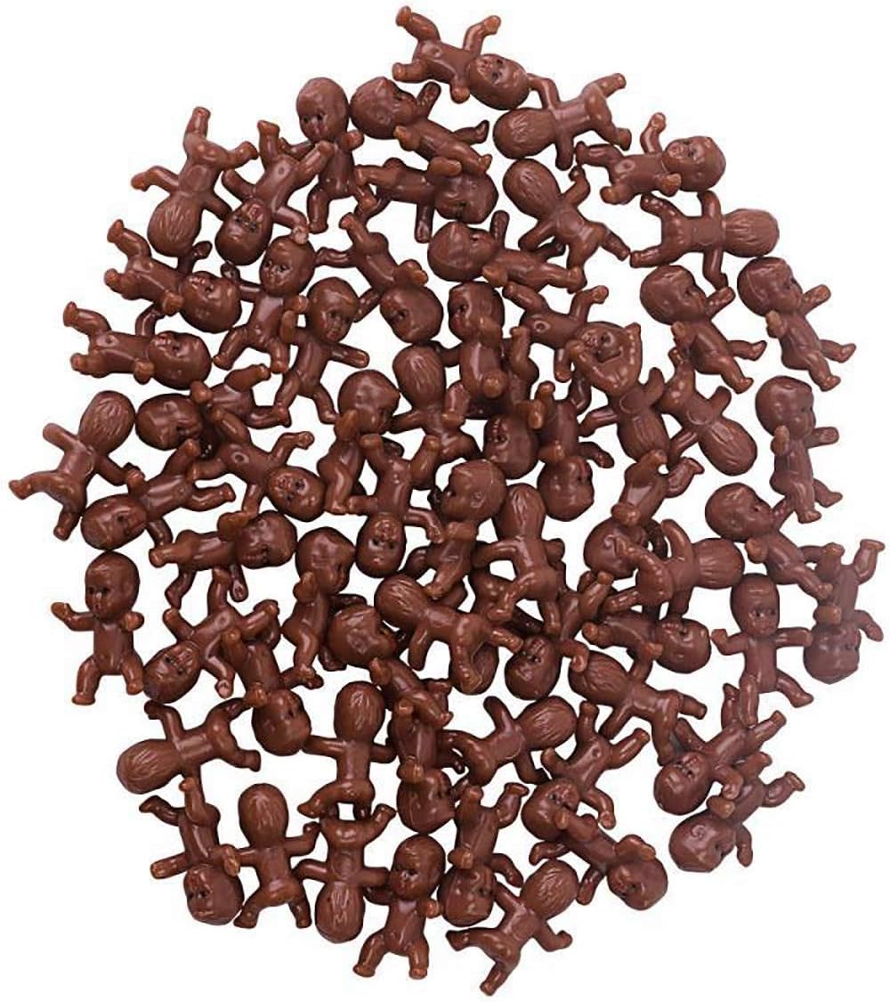 Tayarana Mini Plastic Babies for Party Favor Decor Party Decorations Baby Shower