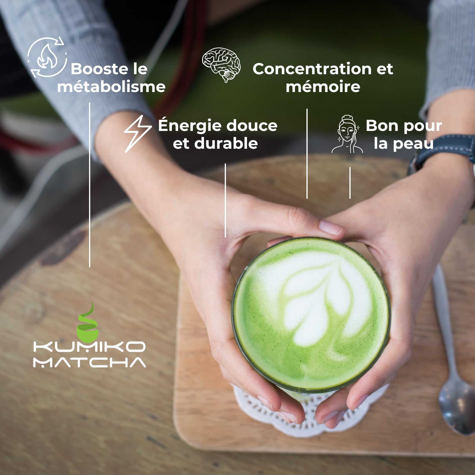 Kumiko Matcha Thé Barista Premium du Japon 200g pour Latte - Certifié Bio