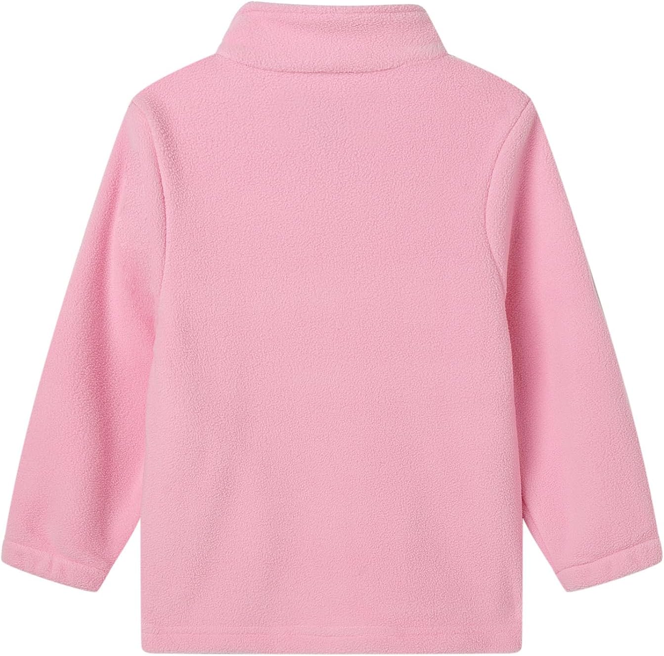 LittleSpring Kids Neutral Polar Fleece Jackets Quarter-Zip Pullover with Elastic Cuffs
