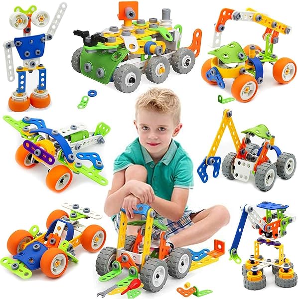 Blocs de Construction Jouets 175 pièces 11-en-1 jouet de construction