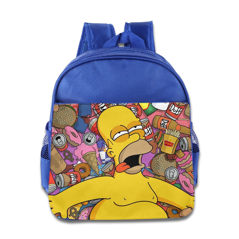 The Simpsons Cute Kids School Backpack Bag
