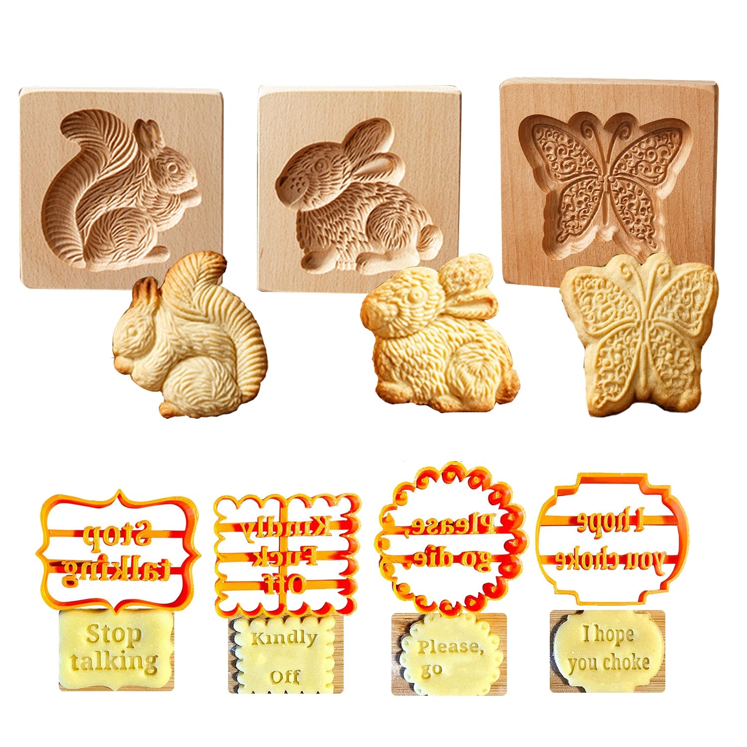 Set 25 Formine Per Biscotti | Plastica Alimentare, Senza BPA | Forme Cuore, Stella, Fiore | Per Bambini - Foto 3