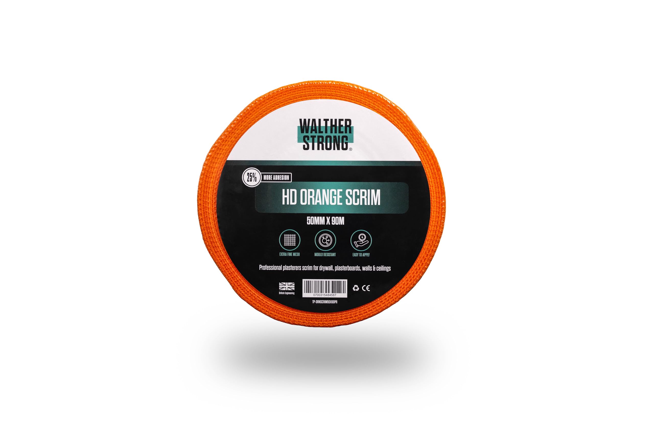 B&Q -  Hd Orange Scrim Tape 50mm X 90Mtr