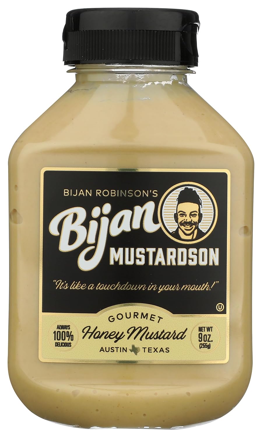 Bijan Mustardson Honey Mustard, Kosher, 9 Ounces (Pack Of 9)