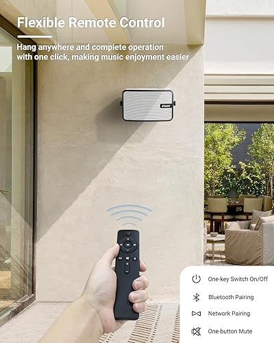 Miniatura 3 de Inwa Altavoces Bluetooth para exteriores, IPX5 resistente al agua de 400 W, potente sistema de sonido para interiores y exteriores, sincronización